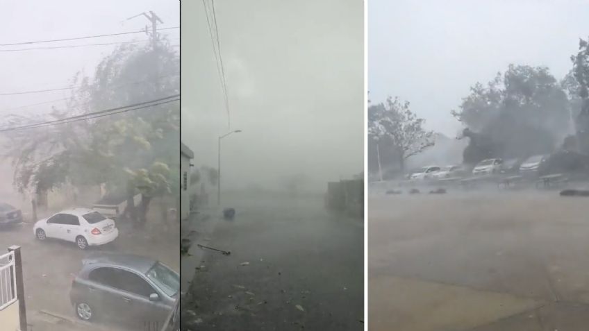 Sonora: Las impactantes imágenes de la tormenta y fuertes vientos en Hermosillo | VIDEOS