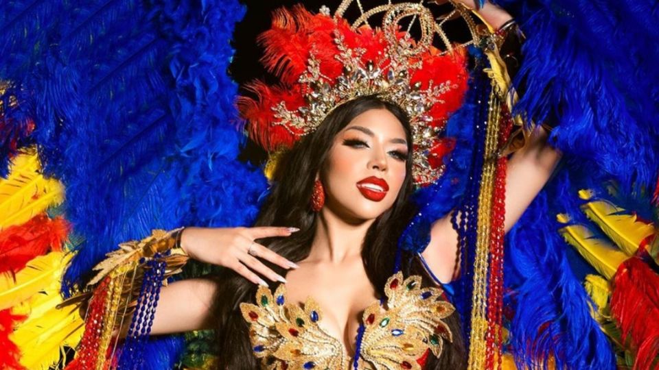 Yeri Mua fue elegida como la reina del Carnaval de Veracruz 2022. Foto IG@yerimua