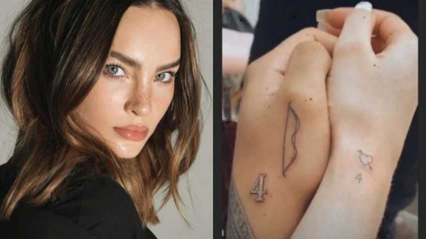 Belinda aún mantiene el tatuaje que se hizo en honor al amor que le tenía a Nodal