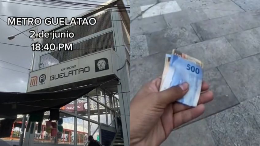 Tiktoker deja dinero en lugares públicos de la CDMX para quien lo encuentre primero | VIDEO