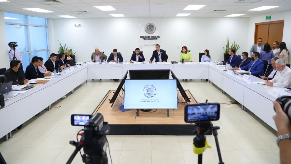 Reunión de la Comisión Instructora del Congreso de Tamaulipas