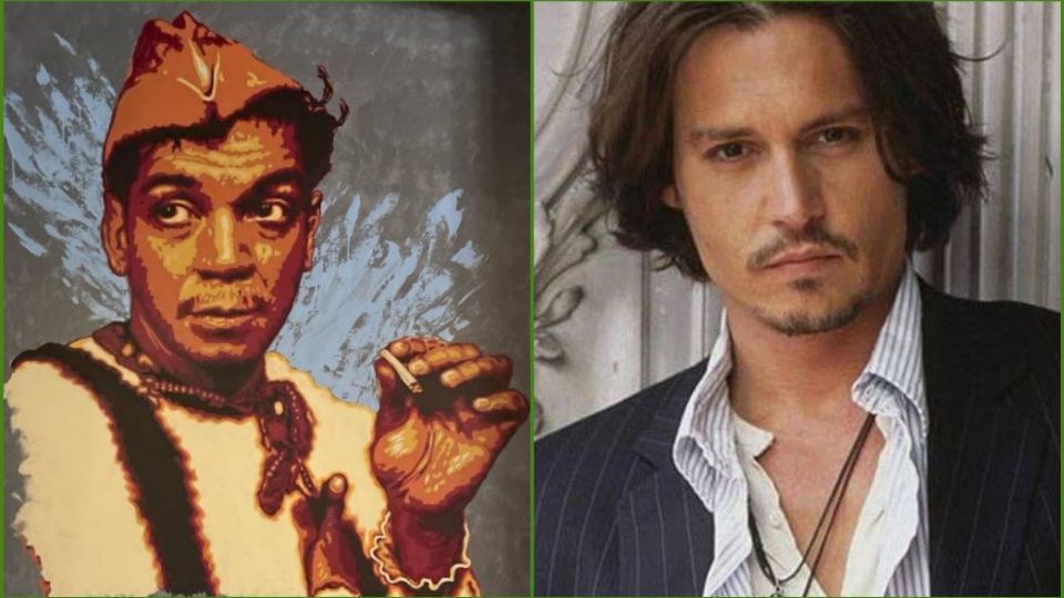 Cantinflas yJohnny Deep son dos grandes figuras del cine mundial