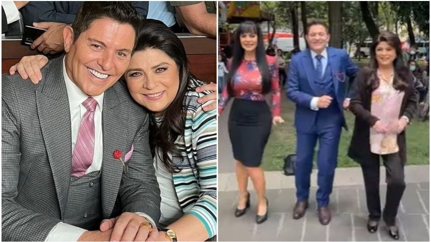 Victoria Ruffo invita a Ernesto Laguardia a sus locos bailes en TikTok