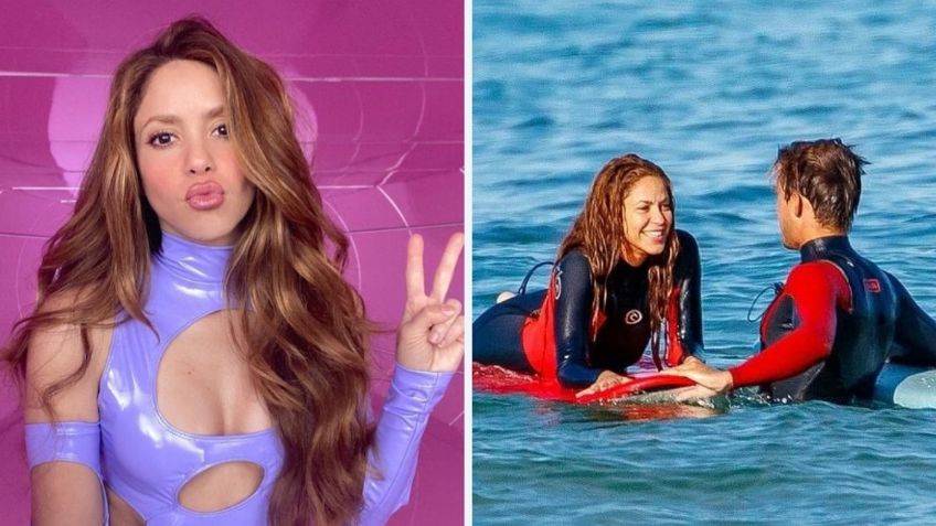 Shakira es captada entre risas con un atractivo surfista durante sus vacaciones en la playa