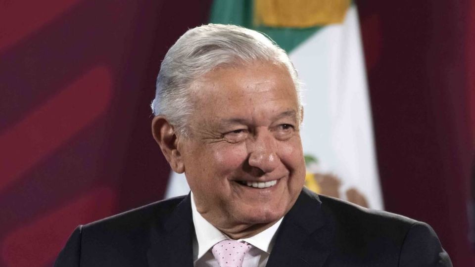 AMLO durante la conferencia Mañanera.