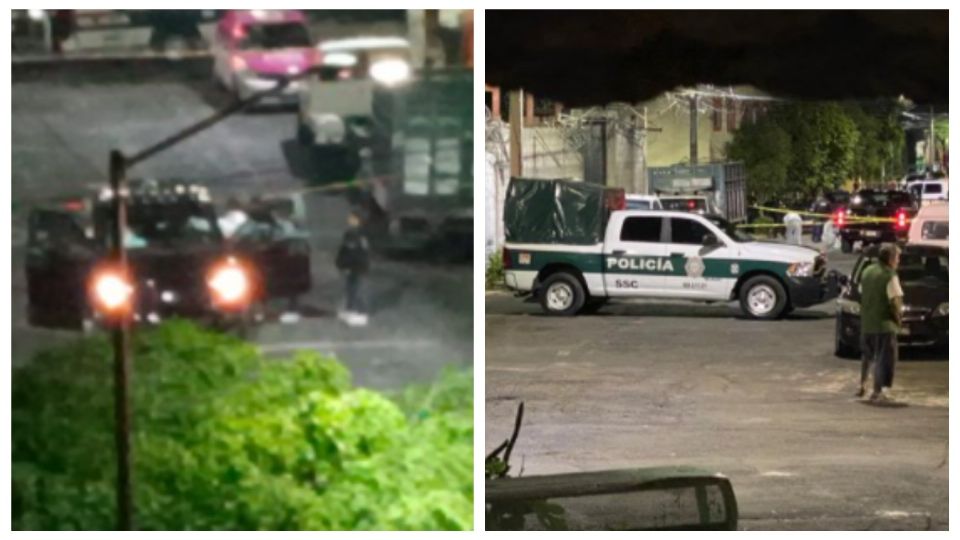 Policías de la CDMX acordonaron la calle de calle Iztaccíhuatl.