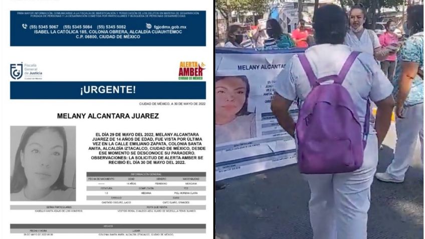 Buscan a Melany de 14 años; lleva 6 días desaparecida en CDMX