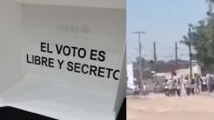 Aguascalientes: El momento en que un grupo de personas "revientan" una casilla electoral | VIDEO