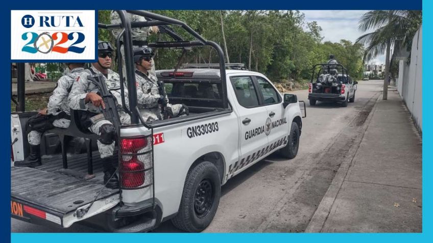 La Guardia Nacional realiza patrullajes preventivos para garantizar la seguridad en las elecciones