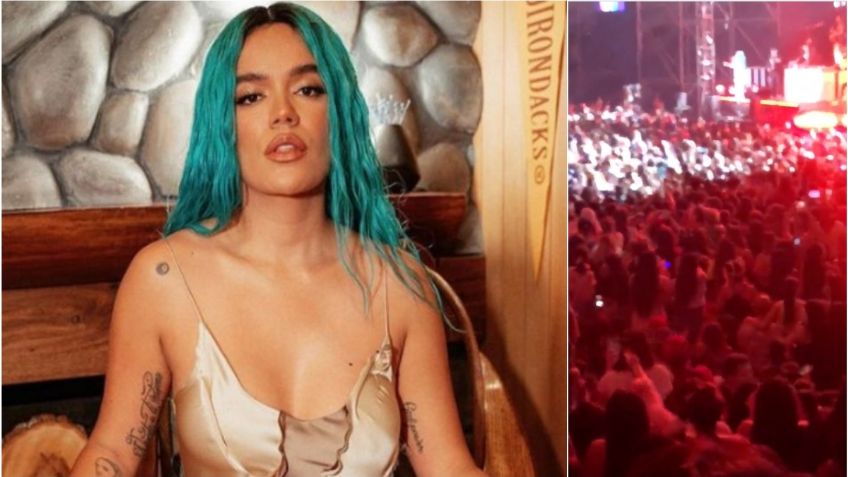 Karol G confronta a policías de Ecuador por tirar gas a sus fans en un concierto:  "Estamos en un lugar cerrado"