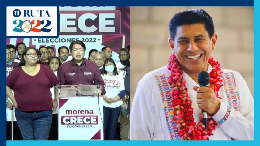 Mario Delgado felicita a Salomón Jara, prevé que sea el ganador de la elección a gobernador en Oaxaca