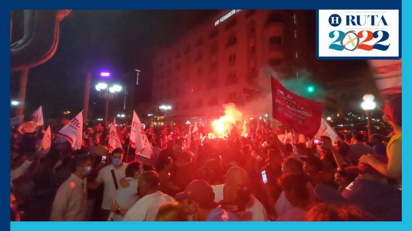 Así fue la celebración en Tamaulipas por el virtual triunfo de Américo Villareal