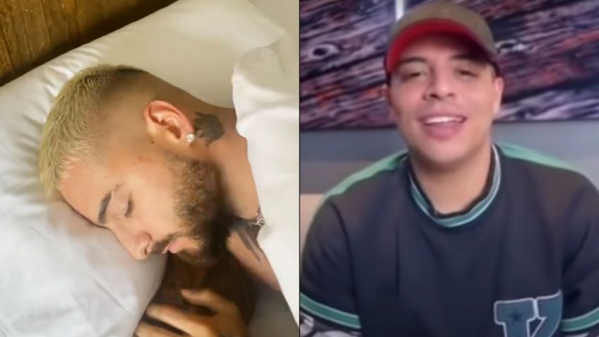 ¡Cómo Eduin Caz! Maluma es grabado por una mujer mientras dormía