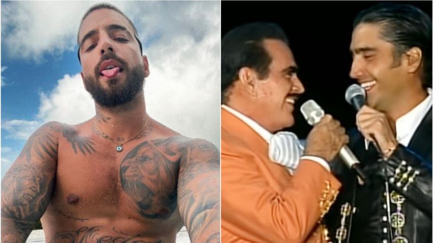 Maluma demuestra que tiene talento; así canta las canciones de Alejandro y Vicente Fernández