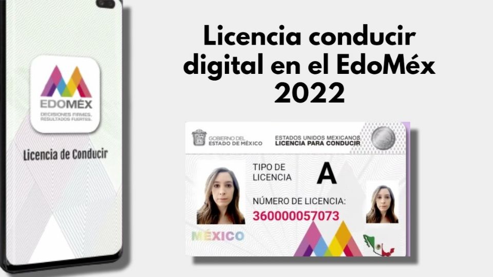 Imagen de la Licencia de conducir digital Edomex 2022.