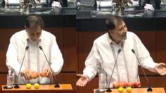 "Tenían seis y perdieron las cuatro más grandes": Fernández Noroña explica con manzanas como perdió la oposición