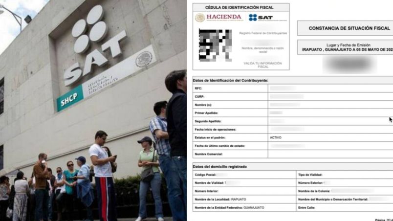 Constancia de Situación Fiscal y oficinas del SAT.