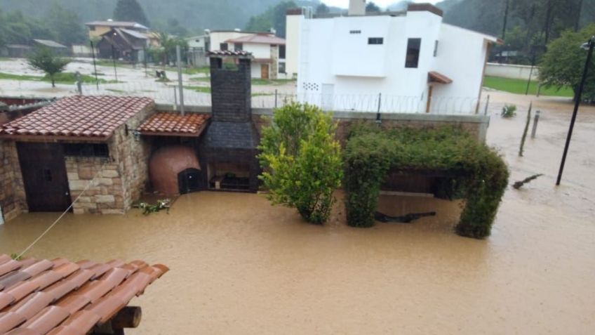 Se inundan 10 barrios de San Cristóbal en Chiapas