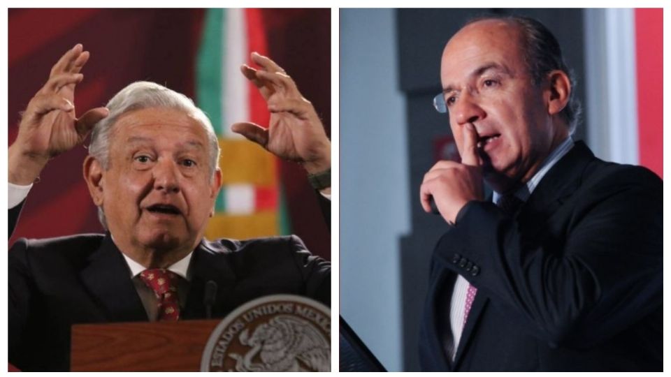 AMLO y Felipe Calderón.