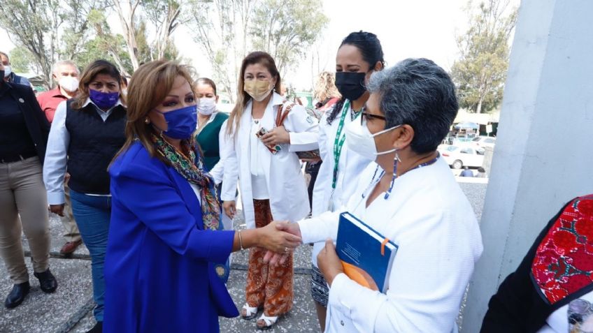 Lorena Cuéllar supervisa proceso de transformación a IMSS-Bienestar en hospital de Tzompantepec