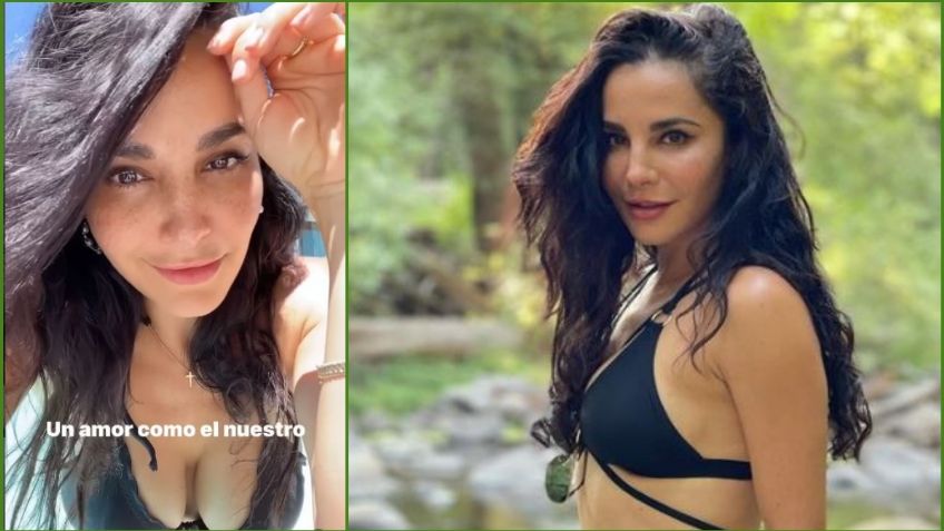 Desde la alberca, Martha Higareda le rinde tributo a Jerry Rivera | VIDEO