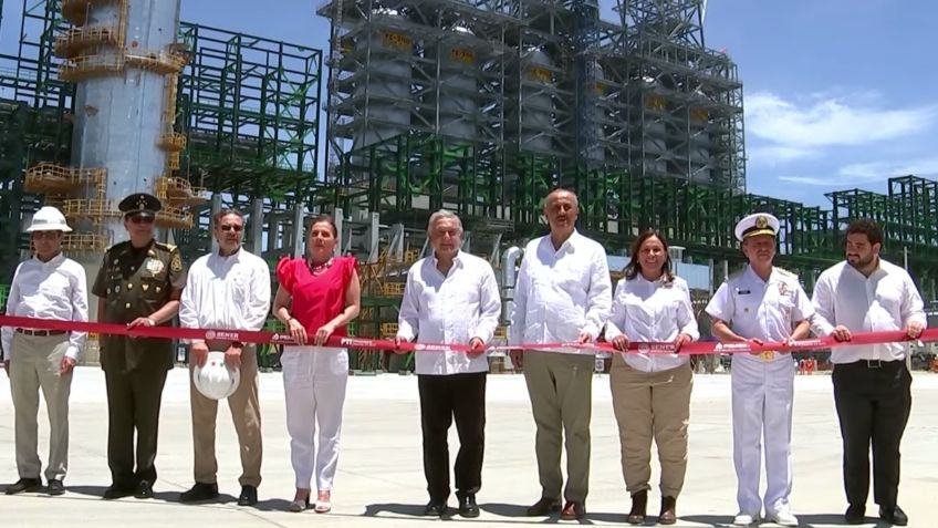 Este sábado ya estará produciendo la refinería de Dos Bocas: AMLO