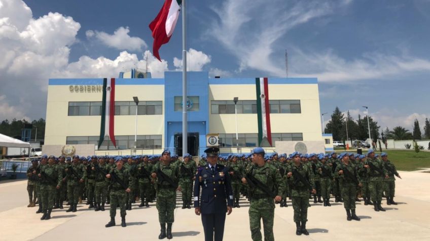 Alistan primera Compañía de Ingenieros Conjunta de Mexico para Operaciones de Paz en el mundo