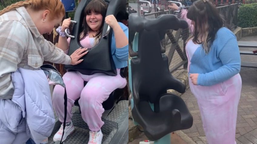 Joven denuncia que parque temático no está pensado para personas "plus size" y se hace viral | VIDEO