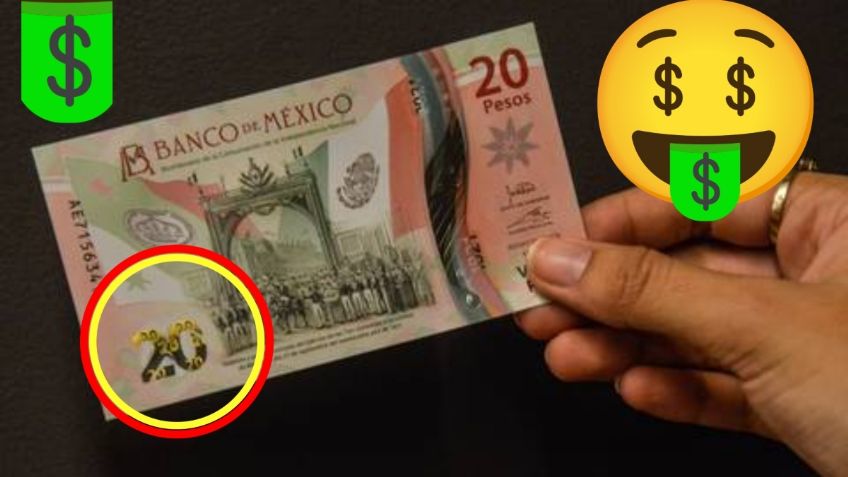 35 MIL pesos a quien tenga un billete de 20 pesos con el año 2007 en el número de serie