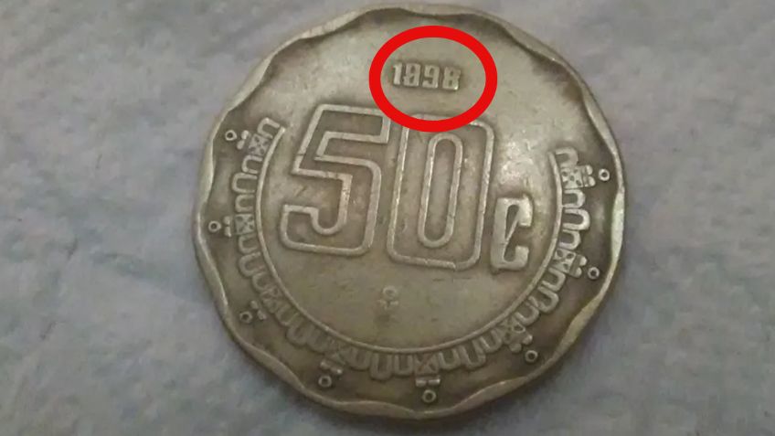 23 mil pesos por una moneda de 50 centavos que tiene un error del que pocos se percataron