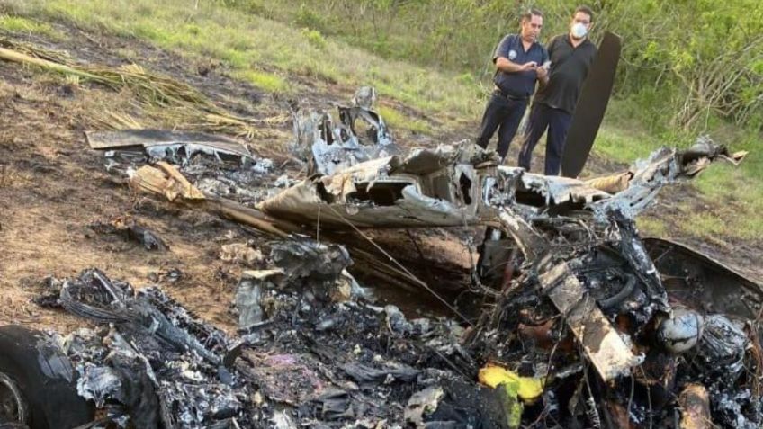 En desplome de avioneta mueren dos tripulantes en Lázaro Cárdenas, Michoacán