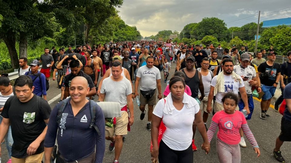 Cerca de 30 mil venezolanos arribaron la semana pasada al territorio mexicano