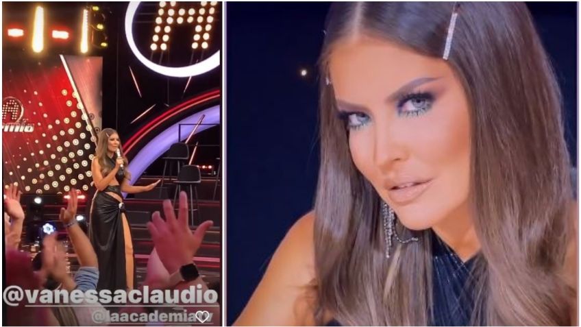 Vanessa Claudio impacta con look abierto de cuero en La Academia 20 años | FOTO