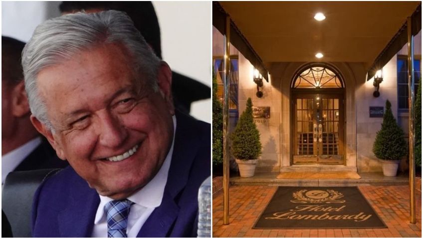 Así es el hotel de EU dónde se hospeda AMLO durante su visita de Estado a Biden