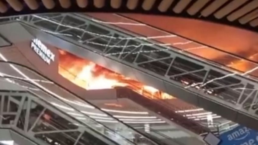 Revelan video inédito del fuerte incendio en Torre Manacar; fue grabado desde adentro