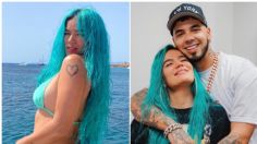 Karol G olvida a Anuel AA; tiene una cita romántica y sale huyendo cubierta con un mantel