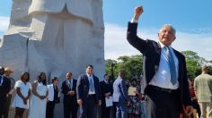 “Nosotros tenemos que seguir manteniendo ese sueño”: AMLO en memorial de Luther King