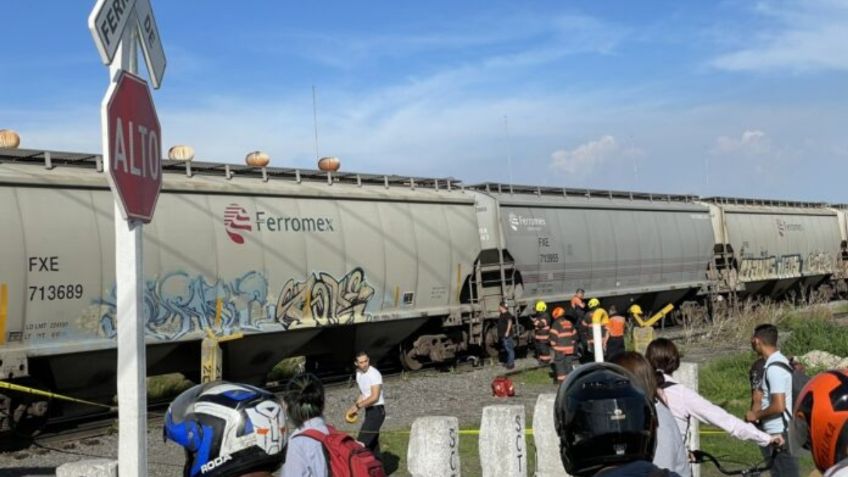 Mujer muere arrollada por un tren; iba distraída y con audífonos, nunca se percató que venía hacia ella