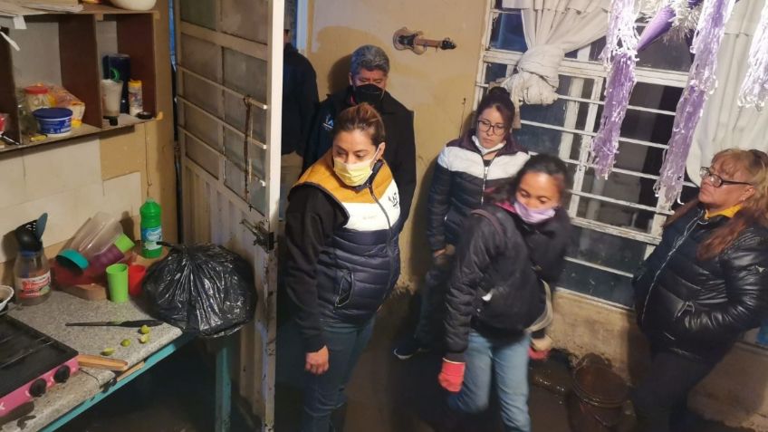 Dan seguro de hogar a viviendas afectadas por la lluvia en Tlalpan