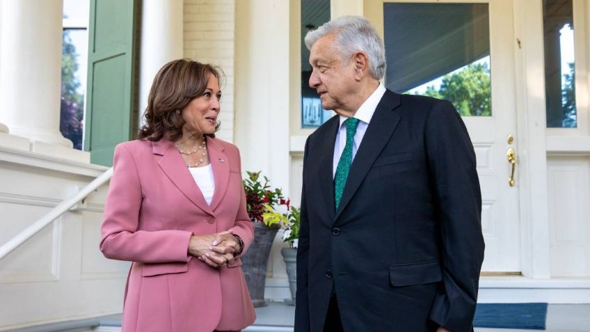 AMLO en Washington: Así fue el desayuno con Kamala Harris | FOTOS