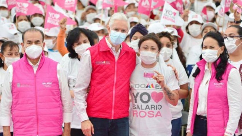 Alfredo Del Mazo: "Salario Rosa continúa cumpliendo su objetivo de reconocer a las mujeres"