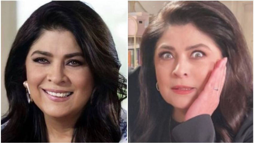 Victoria Ruffo pierde el glamur al lucir despeinada tras grabar "Corona de lágrimas"