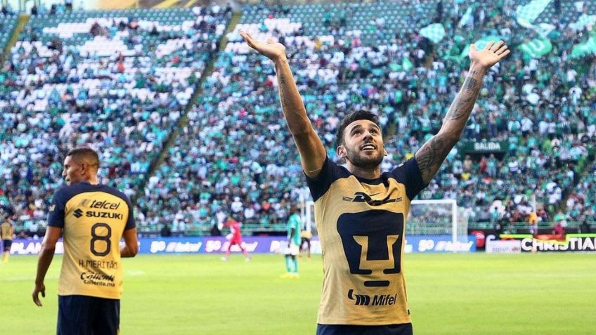 Toto Salvio, refuerzo de Pumas, muestra sus superpoderes: estos son sus 5 festejos al estilo de Dragón Ball | VIDEO