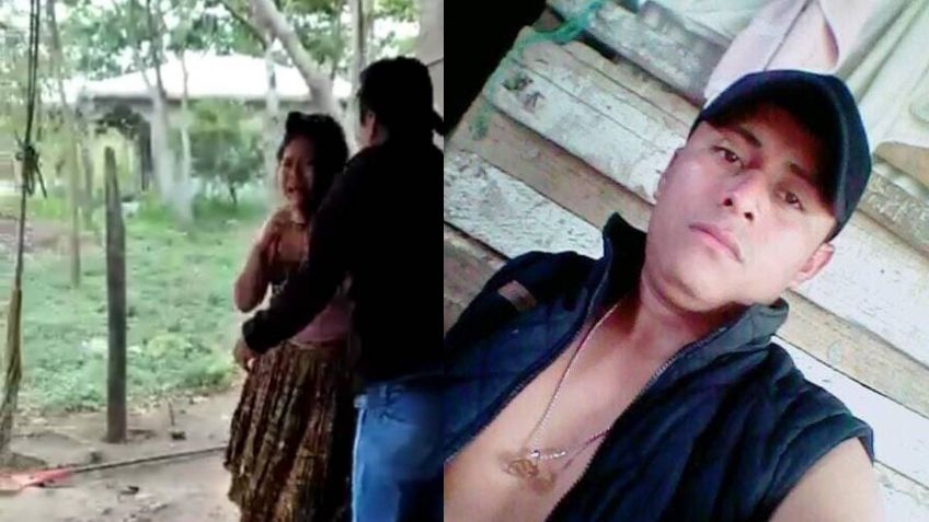 Captan en indignante video a un hombre golpeando a su esposa: vecinos querían lincharlo, pero el matrimonio desapareció