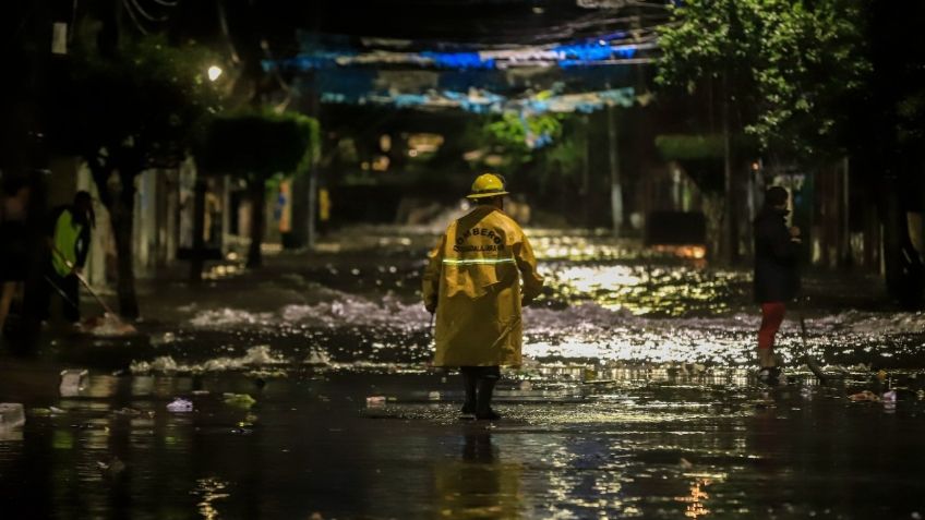 Zapopan: terrible tormenta golpea a la zona metropolitana de Guadalajara; salía hielo de los escusados