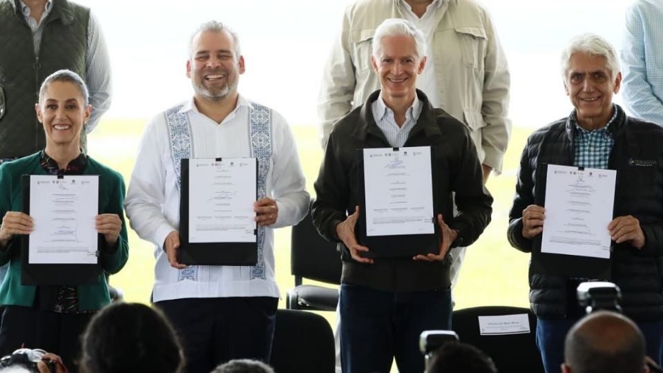 Claudia Sheinbaum, Alfredo Ramírez Bedolla, Alfredo Del Mazo y Germán Martínez