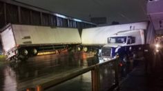 Caos vial por lluvia: Tráiler choca y queda atravesado en Circuito Interior y Oceanía; alternativas viales