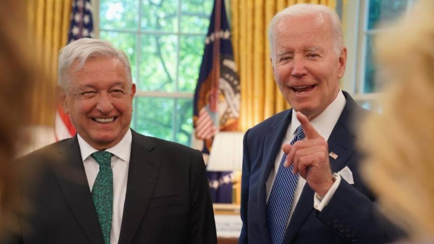 “No me desabroché el saco, se me iba a ver la panza”: AMLO responde a críticas por forma de sentarse con Biden