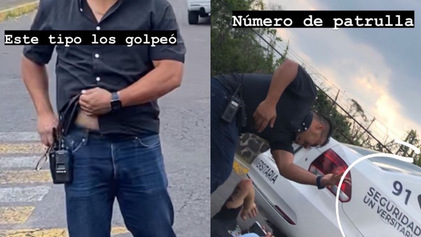 "¡Aguanta!": difunden video de guardias de la UNAM golpeando a jóvenes en CU