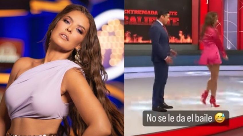 Vanessa Claudio roba miradas en Al Extremo; realiza atrevido baile en programa en vivo | VIDEO